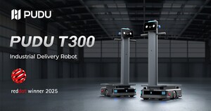 Le PUDU T300 de Pudu Robotics récompensé par le Red Dot Award 2025 dans la catégorie « Conception de produit »