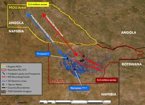 RECONAFRICA ANNOUNCES AGREEMENT FOR JOINT EXPLORATION PROJECT IN ANGOLA ADDING 5.2 MILLION ACRES AND SIGNIFICANT RESOURCE POTENTIAL ALONG THE DAMARA FOLD BELT AND RIFT BASIN PLAYS