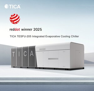 Le refroidisseur par évaporation intégrée TESFU-205 de TICA remporte le prestigieux prix Red Dot pour la conception de produit